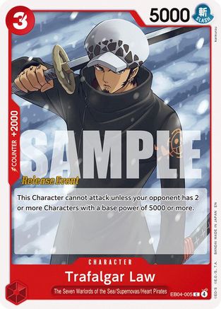 Image of Trafalgar Law (EB04-005) - Adventure on Kami's Island Release Event Cards