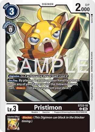Image of Pristimon (ST23-10) - Starter Deck 23: Beatbreak