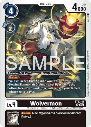 Image of Wolvermon (ST23-11) - Starter Deck 23: Beatbreak