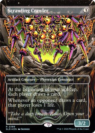 Image of Scrawling Crawler (SLD-2399) - Secret Lair Drop Series Foil