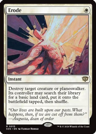 Image of Erode (SOS-015) - Secrets of Strixhaven Foil