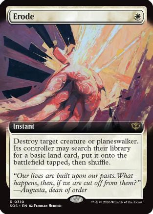 Image of Erode (Extended Art) (SOS-310) - Secrets of Strixhaven