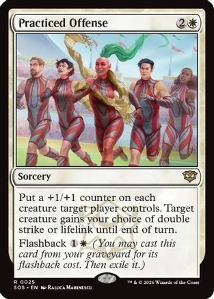 Image of Practiced Offense (SOS-025) - Secrets of Strixhaven