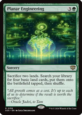 Image of Planar Engineering (SOS-158) - Secrets of Strixhaven Foil