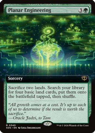 Image of Planar Engineering (Extended Art) (SOS-340) - Secrets of Strixhaven