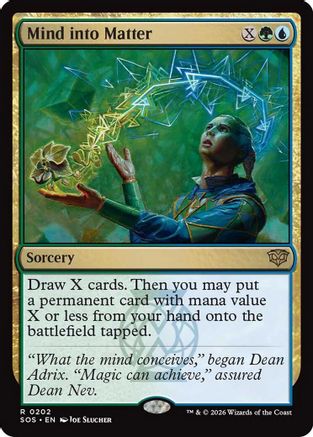 Image of Mind into Matter (SOS-202) - Secrets of Strixhaven Foil