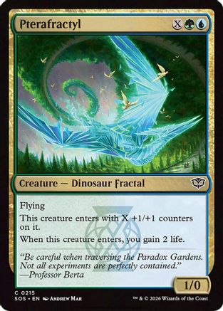 Image of Pterafractyl (SOS-215) - Secrets of Strixhaven Foil