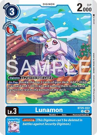 Image of Lunamon (BT25-022) - Dual Revolution