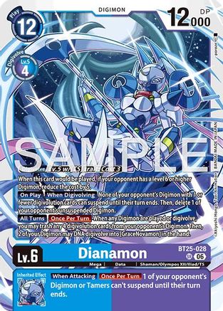 Image of Dianamon (BT25-028) - Dual Revolution Foil