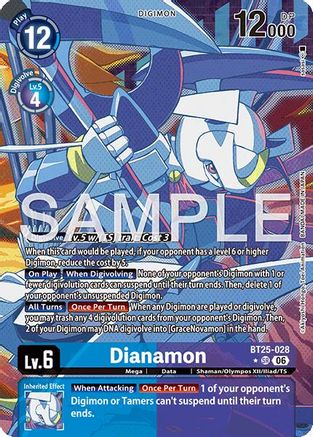 Image of Dianamon (Alternate Art) (BT25-028) - Dual Revolution Foil