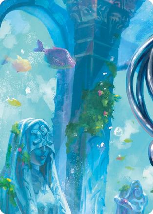 Image of Eye of Ophidia Art Card (Middle Left) - Compendium of Rathe - Antiquity Pack Rainbow Foil