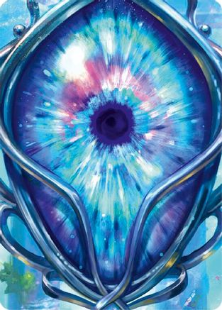 Image of Eye of Ophidia Art Card (Middle Center) - Compendium of Rathe - Antiquity Pack Rainbow Foil