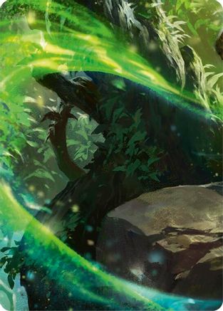 Image of Heart of Fyendal Art Card (Bottom Left) - Compendium of Rathe - Antiquity Pack Rainbow Foil