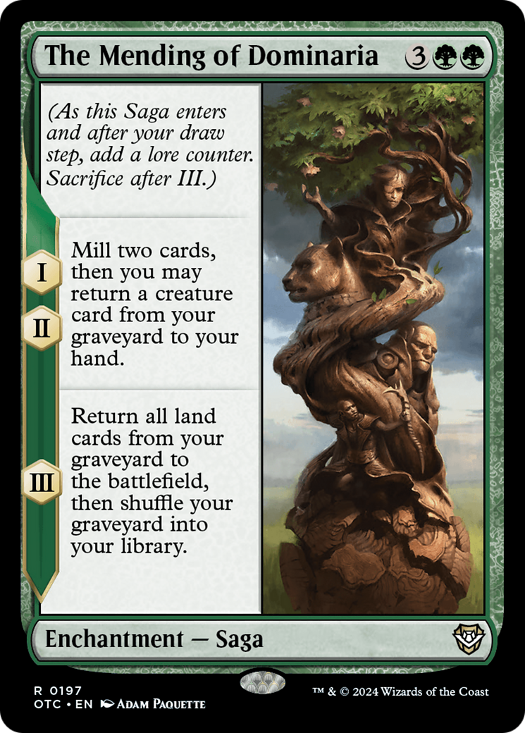 Image of The Mending of Dominaria [Outlaws of Thunder Junction Commander]