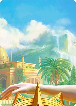 Image of Riches of Tropal-Dhani Art Card (Top Center) - Compendium of Rathe - Antiquity Pack Rainbow Foil