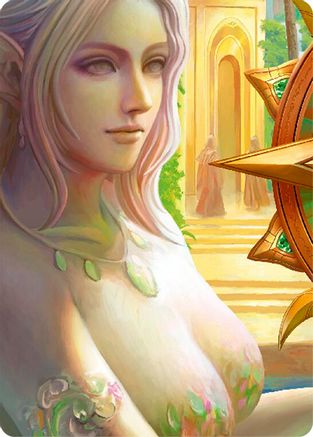 Image of Riches of Tropal-Dhani Art Card (Middle Left) - Compendium of Rathe - Antiquity Pack Rainbow Foil