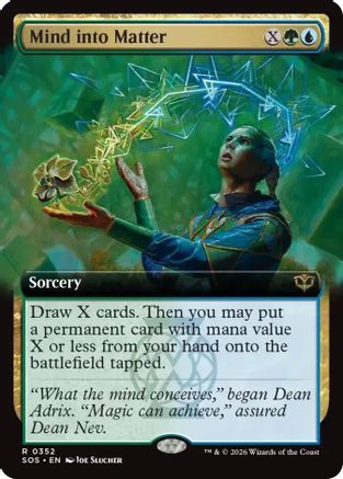 Image of Mind into Matter (Extended Art) (SOS-352) - Secrets of Strixhaven