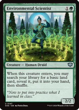 Image of Environmental Scientist (SOS-147) - Secrets of Strixhaven Foil