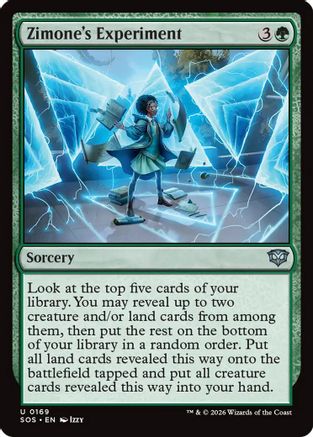Image of Zimone's Experiment (SOS-169) - Secrets of Strixhaven