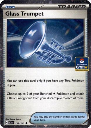 Image of Glass Trumpet (Gym Stamp Asia Exclusive) 135  - Holofoil Miscellaneous Cards & Products - Uncommon