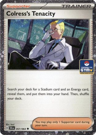 Image of Colress's Tenacity (Gym Stamp Asia Exclusive) 057  - Holofoil Miscellaneous Cards & Products - Uncommon