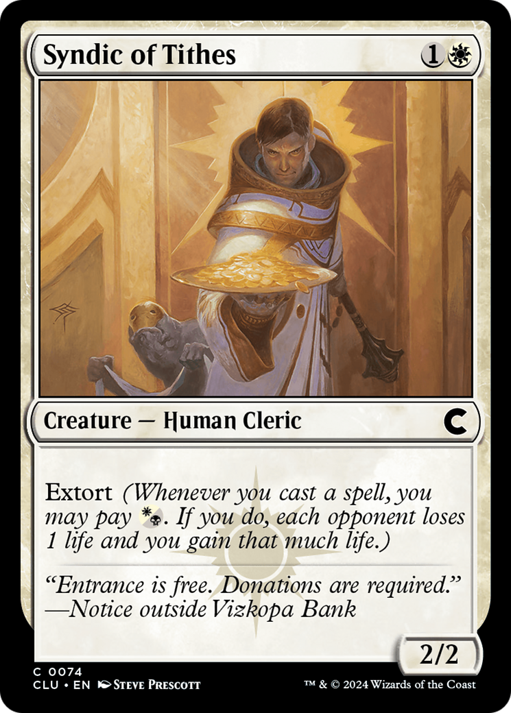Image of Syndic of Tithes [Ravnica: Clue Edition]