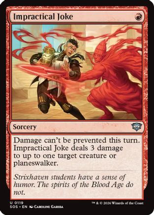 Image of Impractical Joke (SOS-119) - Secrets of Strixhaven