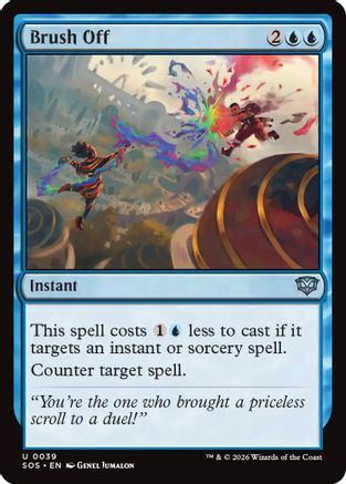 Image of Brush Off (SOS-039) - Secrets of Strixhaven Foil