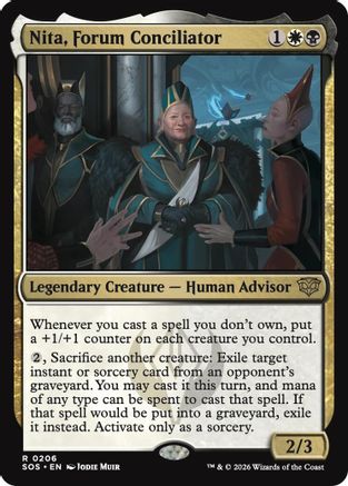 Image of Nita, Forum Conciliator (SOS-206) - Secrets of Strixhaven