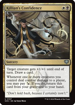 Image of Killian's Confidence (SOS-197) - Secrets of Strixhaven Foil