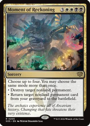 Image of Moment of Reckoning (SOS-205) - Secrets of Strixhaven Foil