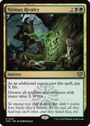 Image of Vicious Rivalry (SOS-241) - Secrets of Strixhaven