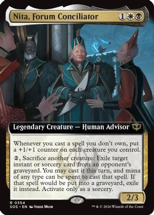 Image of Nita, Forum Conciliator (Extended Art) (SOS-354) - Secrets of Strixhaven