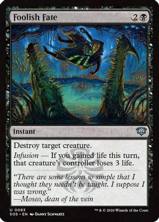 Image of Foolish Fate (SOS-083) - Secrets of Strixhaven Foil