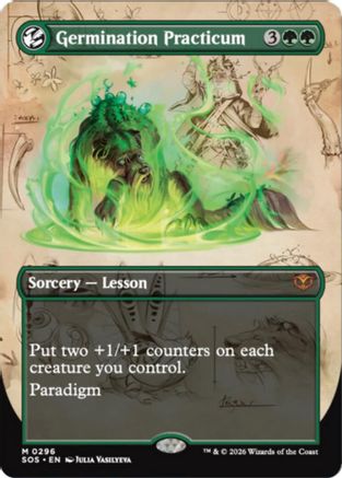 Image of Germination Practicum (Borderless) (SOS-296) - Secrets of Strixhaven