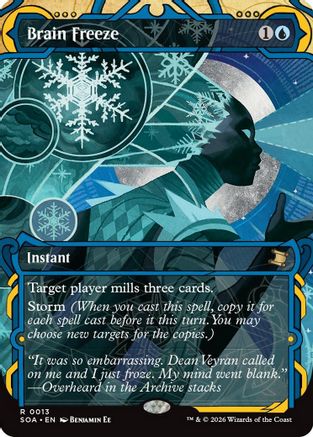 Image of Brain Freeze (SOA-013) - Secrets of Strixhaven: Mystical Archive