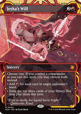 Image of Jeska's Will (SOA-044) - Secrets of Strixhaven: Mystical Archive Foil