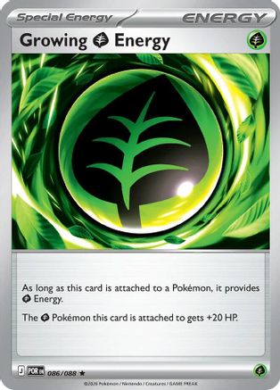 Image of Growing Grass Energy 086/088  Deck Exclusives - Rare