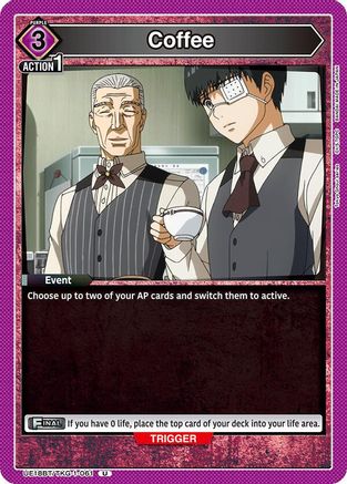 Image of Coffee (UE18BT/TKG-1-061) - UE18BT Tokyo Ghoul