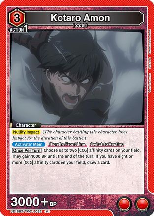Image of Kotaro Amon (082) (UE18BT/TKG-1-082) - UE18BT Tokyo Ghoul Foil