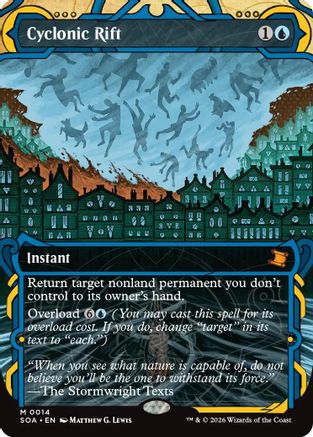 Image of Cyclonic Rift (SOA-014) - Secrets of Strixhaven: Mystical Archive Foil