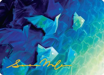 Image of Expansion Algorithm Art Card (Gold-Stamped Signature) (ASSOS-035) - Art Series: Secrets of Strixhaven