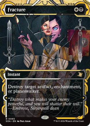 Image of Fracture (SOA-065) - Secrets of Strixhaven: Mystical Archive Foil