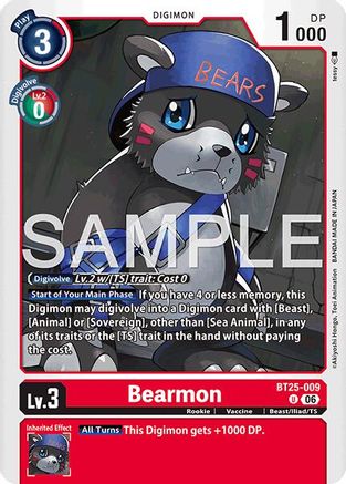 Image of Bearmon (BT25-009) - Dual Revolution