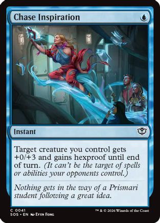 Image of Chase Inspiration (SOS-041) - Secrets of Strixhaven Foil