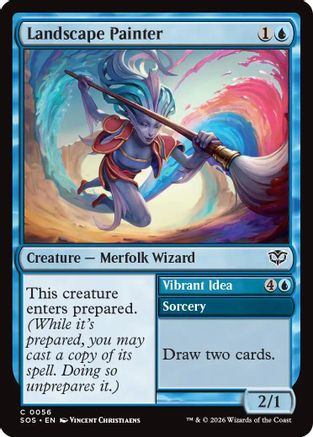 Image of Landscape Painter (SOS-056) - Secrets of Strixhaven Foil