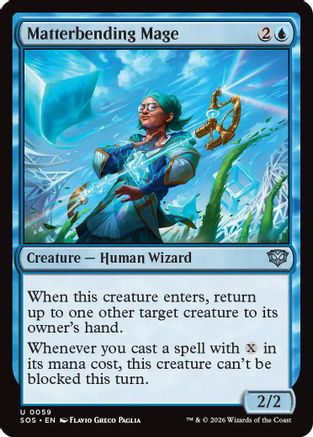 Image of Matterbending Mage (SOS-059) - Secrets of Strixhaven Foil