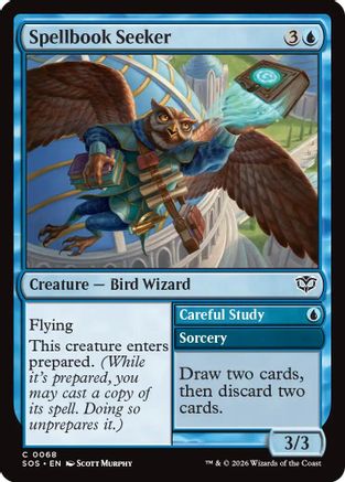 Image of Spellbook Seeker (SOS-068) - Secrets of Strixhaven