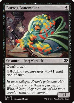 Image of Burrog Banemaker (SOS-075) - Secrets of Strixhaven Foil