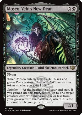Image of Moseo, Vein's New Dean (SOS-091) - Secrets of Strixhaven
